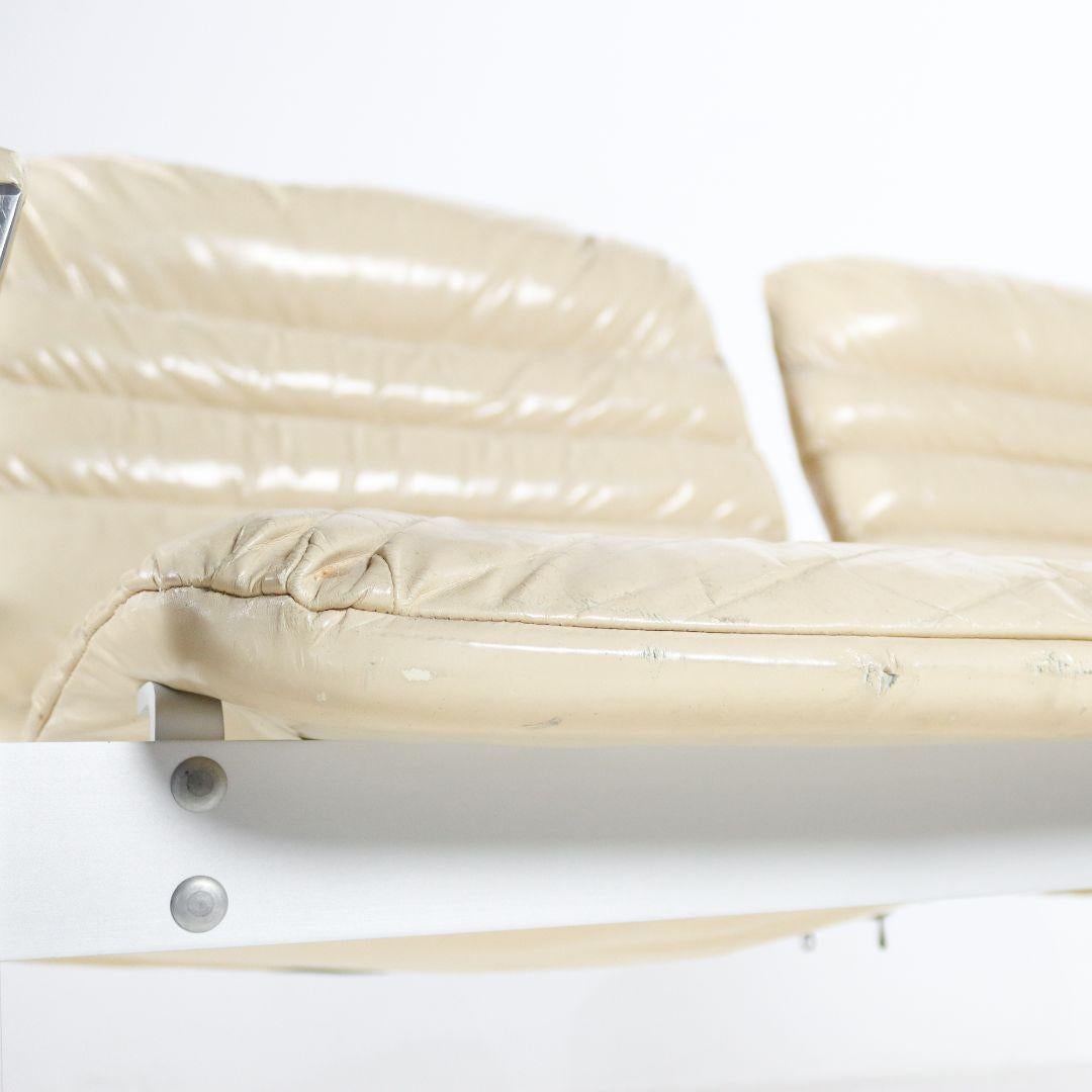 Pulkka Leather Two Seater Sofa by Ilmari Lappalainen for Asko 3