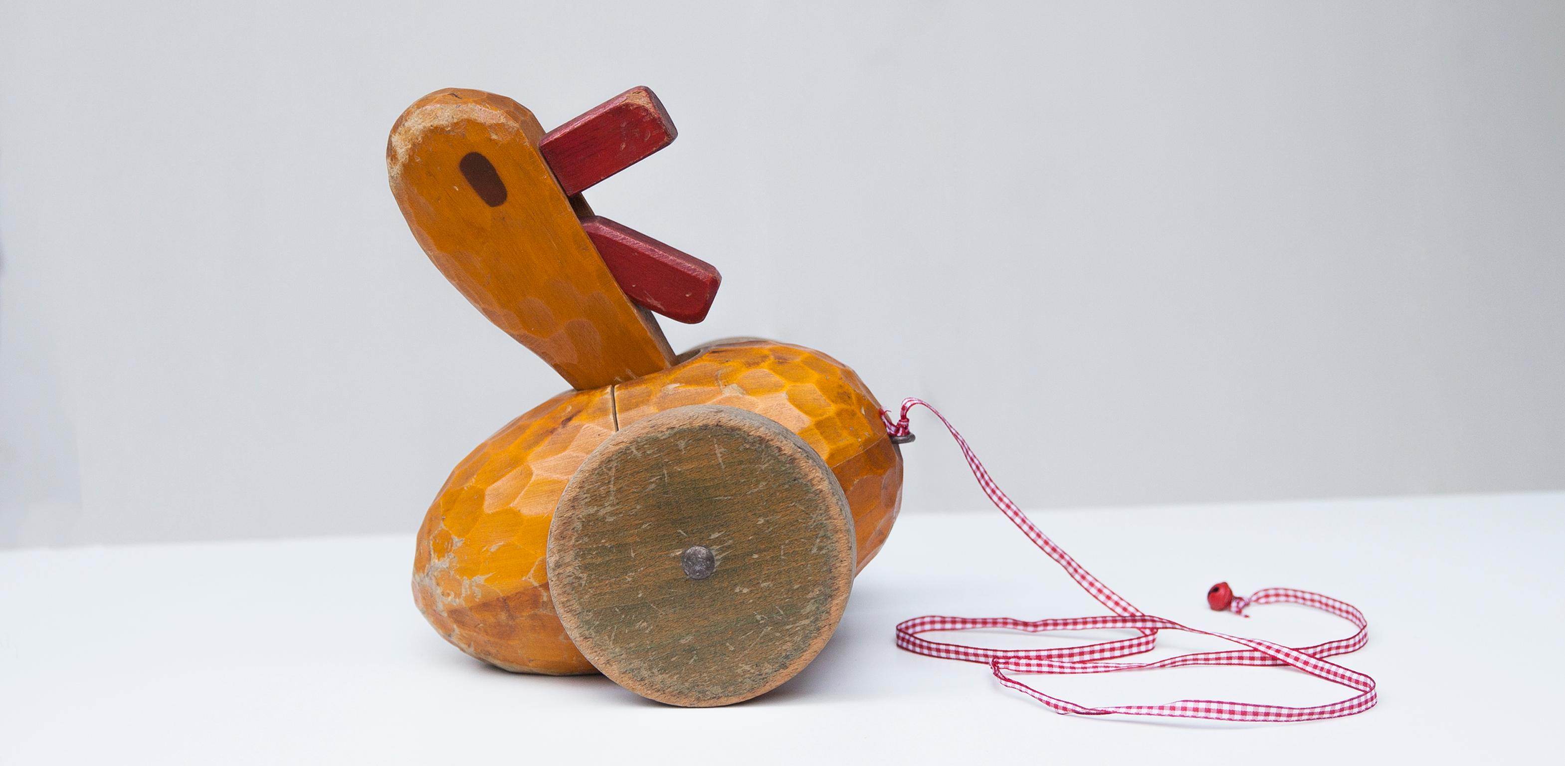 Swiss Pull Duck Toy Rudolf Steiner School, 1928-1929