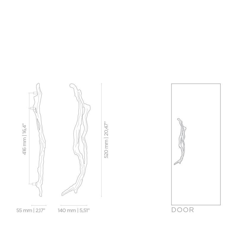 Flow EA1039  Door Hardware  Door Pulls In New Condition For Sale In New York, NY