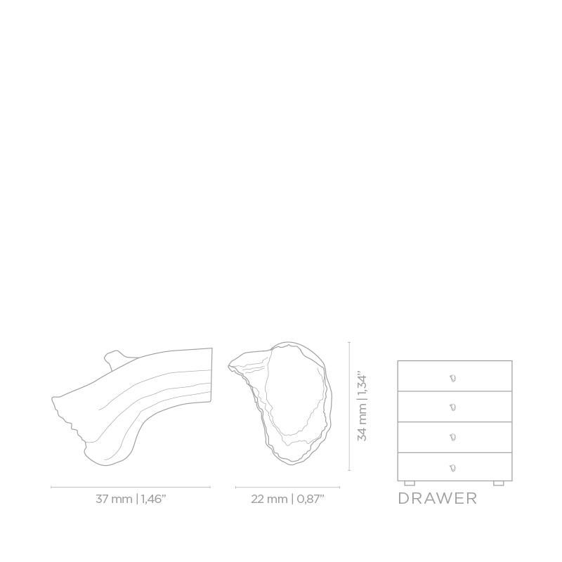 Flussmittel EA1042  Hardware für Schränke  Schubladengriff im Zustand „Neu“ im Angebot in New York, NY