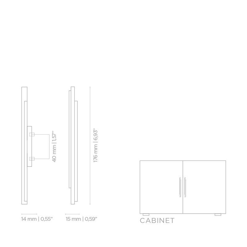 Polished Skyline CM3001  Cabinet Hardware  Cabinet Handle For Sale