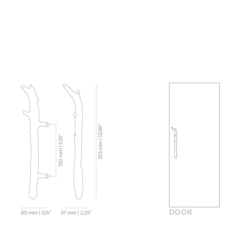 Twig EA1044  Door Hardware  Door Pulls In New Condition For Sale In New York, NY
