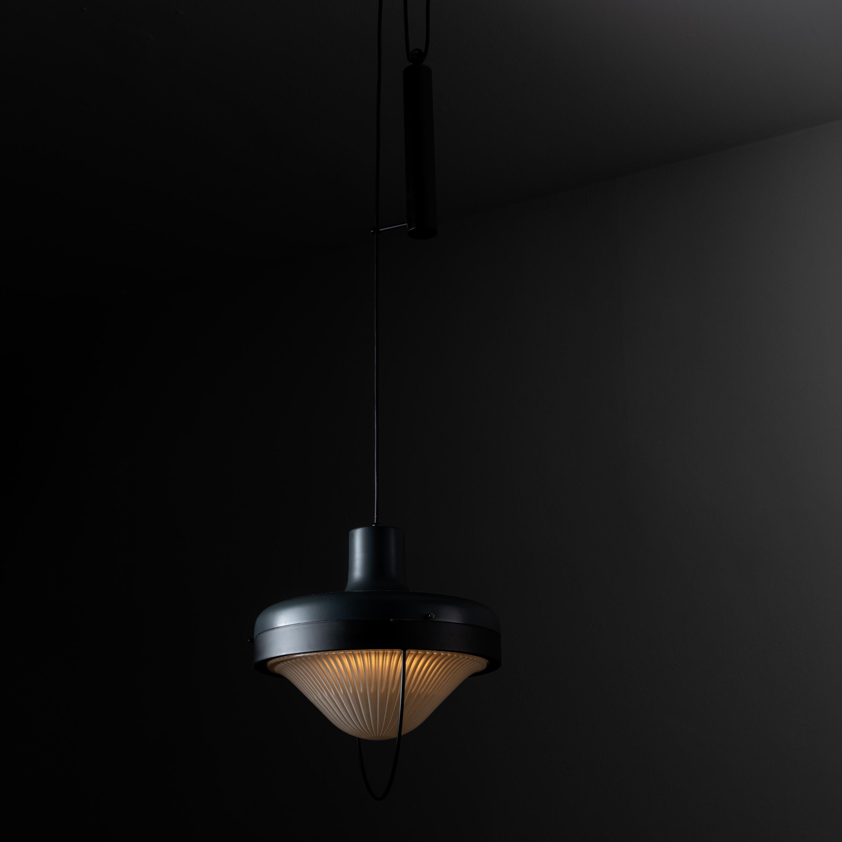 Steel Pulley Ceiling Light by Greco