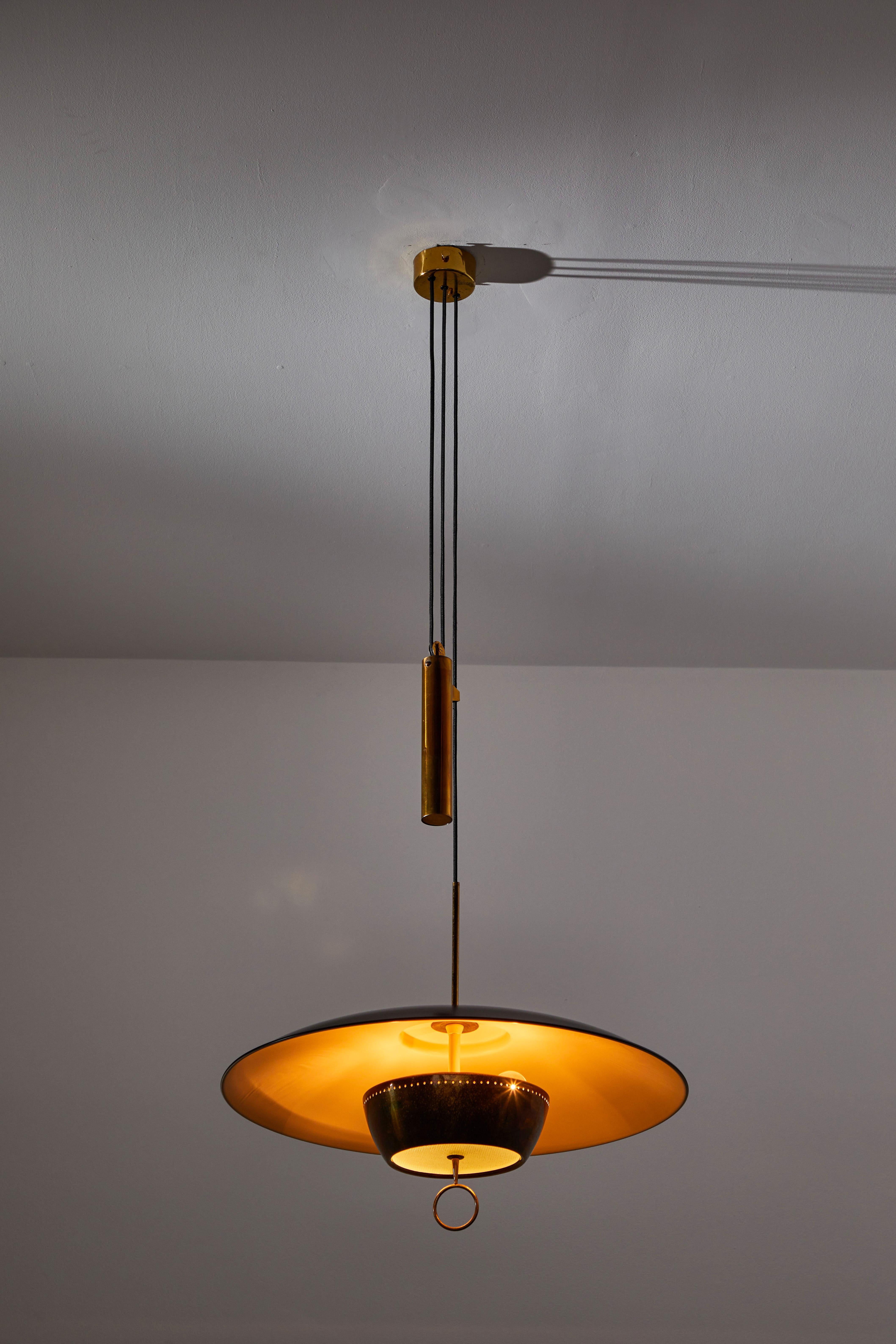 Mid-Century Modern Pulley Pendant by Gaetano Sciolari for Stilnovo