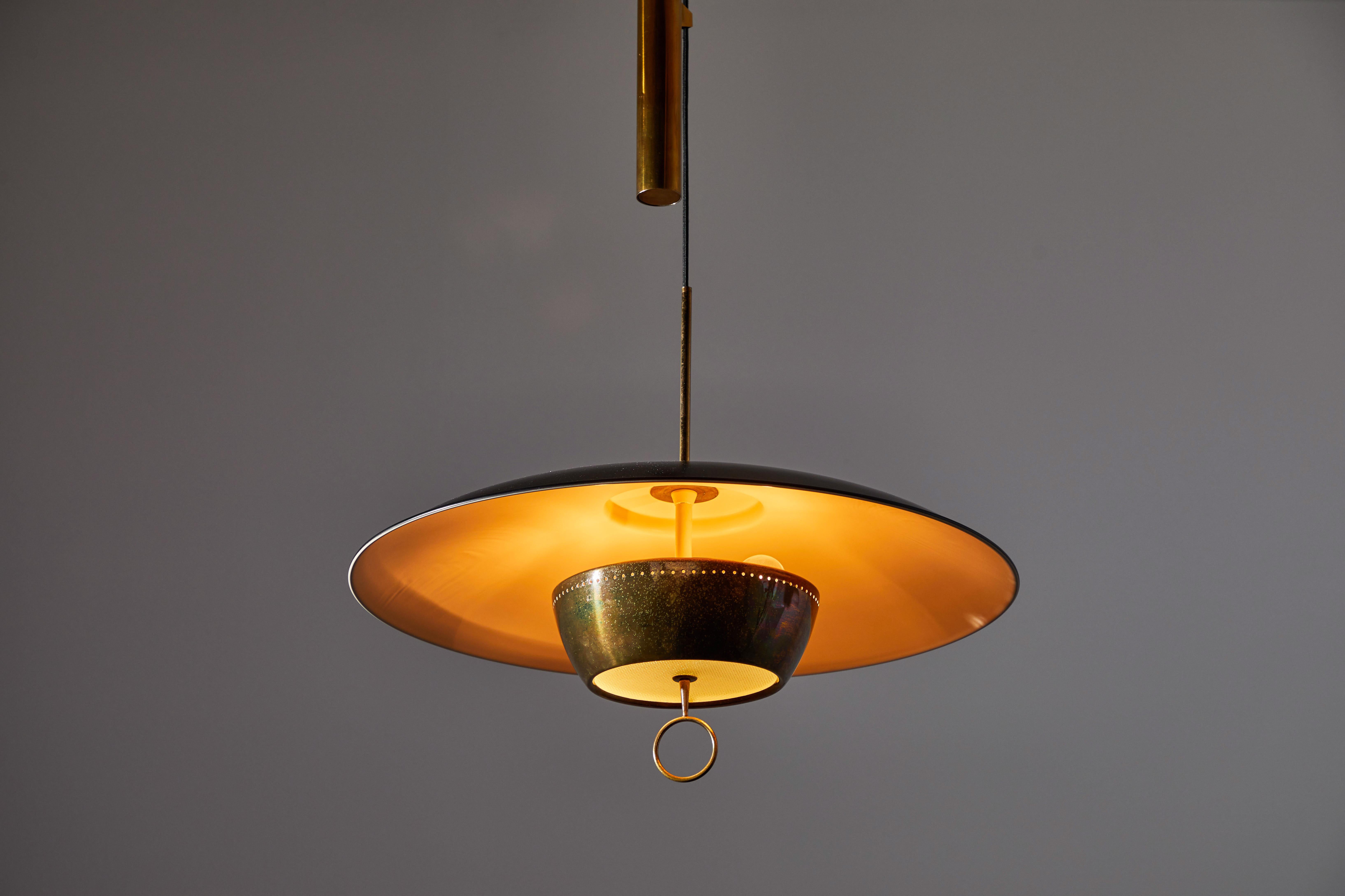 Mid-20th Century Pulley Pendant by Gaetano Sciolari for Stilnovo