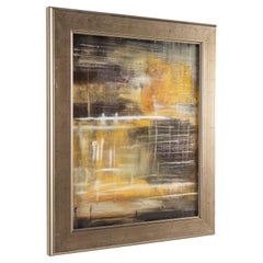 Pulliam Abstract Framed Oil On Canvas