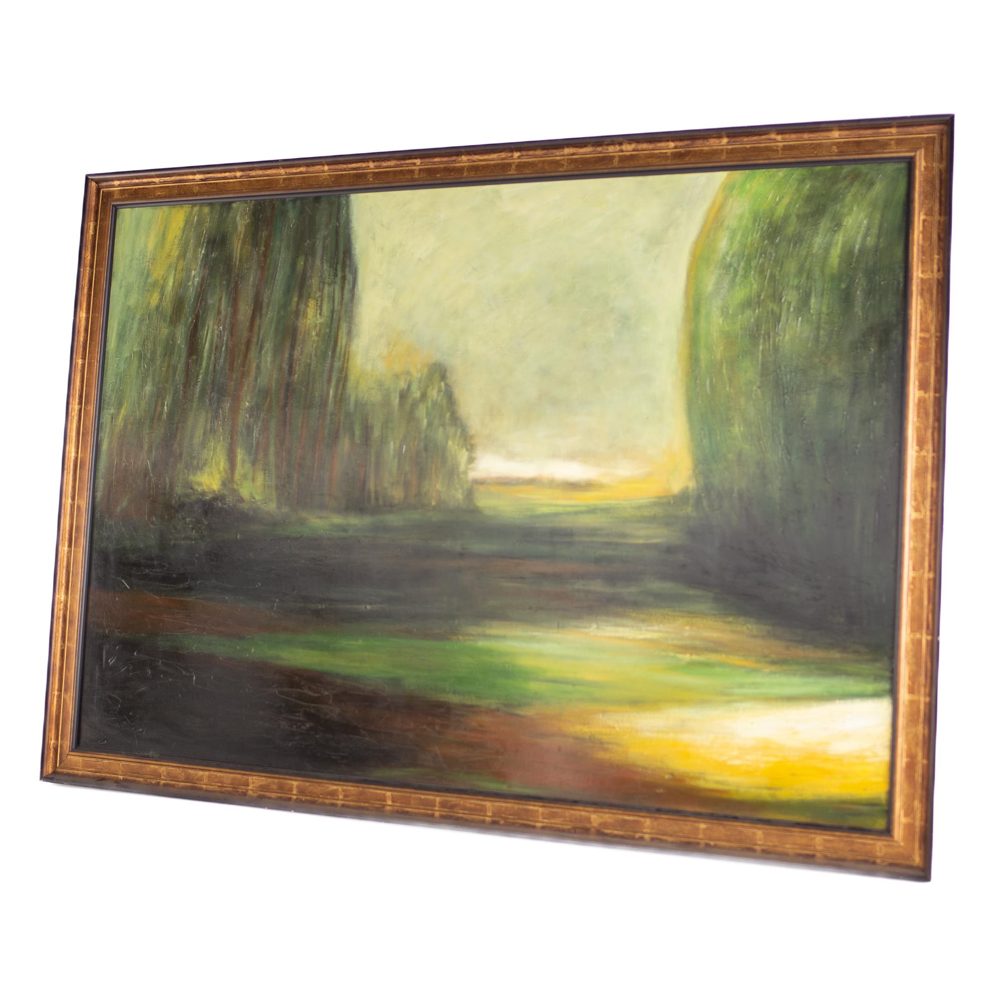 Moderne Extra Large Art - Huile sur toile d'origine de Pullman en vente