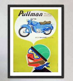 Affiche originale « Pullman Monet-Goyon Motorcycles » par Gouju & Amalric, 1960
