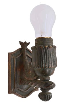 Pullman Train Car Sconce with Fish and Switch