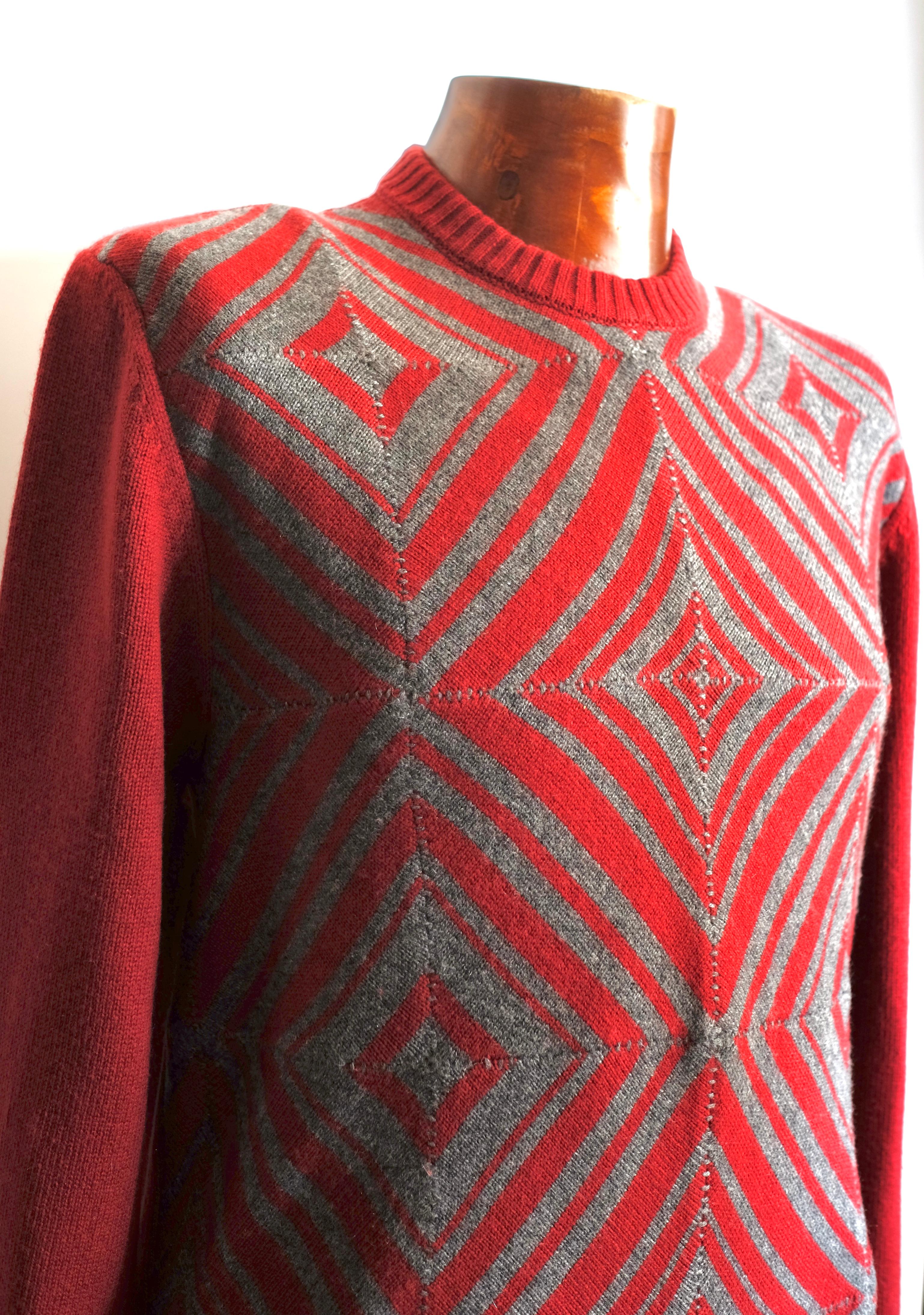 HERMÈS cashmere pullover In Excellent Condition For Sale In Padova, IT