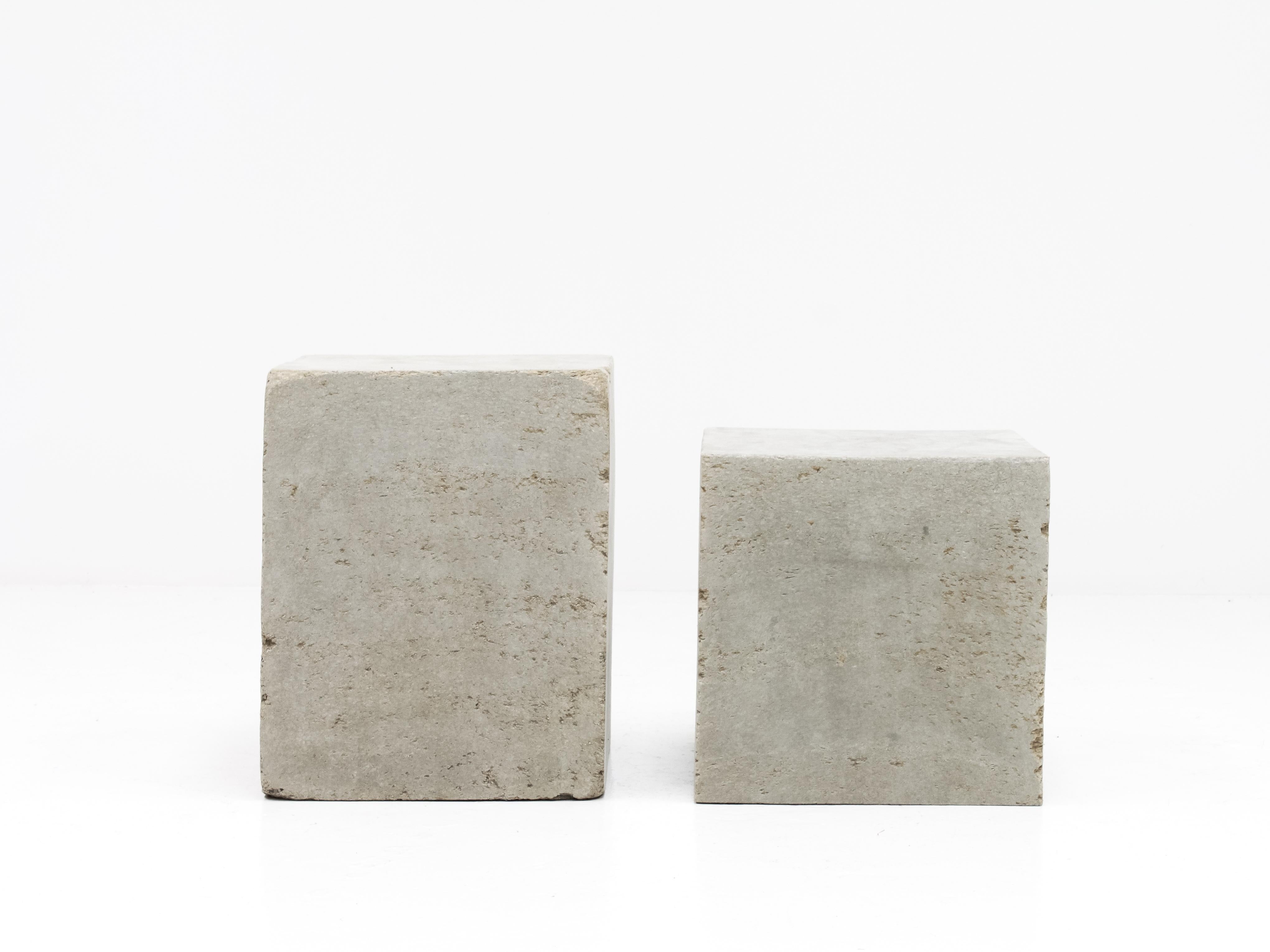 Pulp Blocks, Recycled Paper Pulp Pressed Brutalist Blocks In Good Condition In London Road, Baldock, Hertfordshire