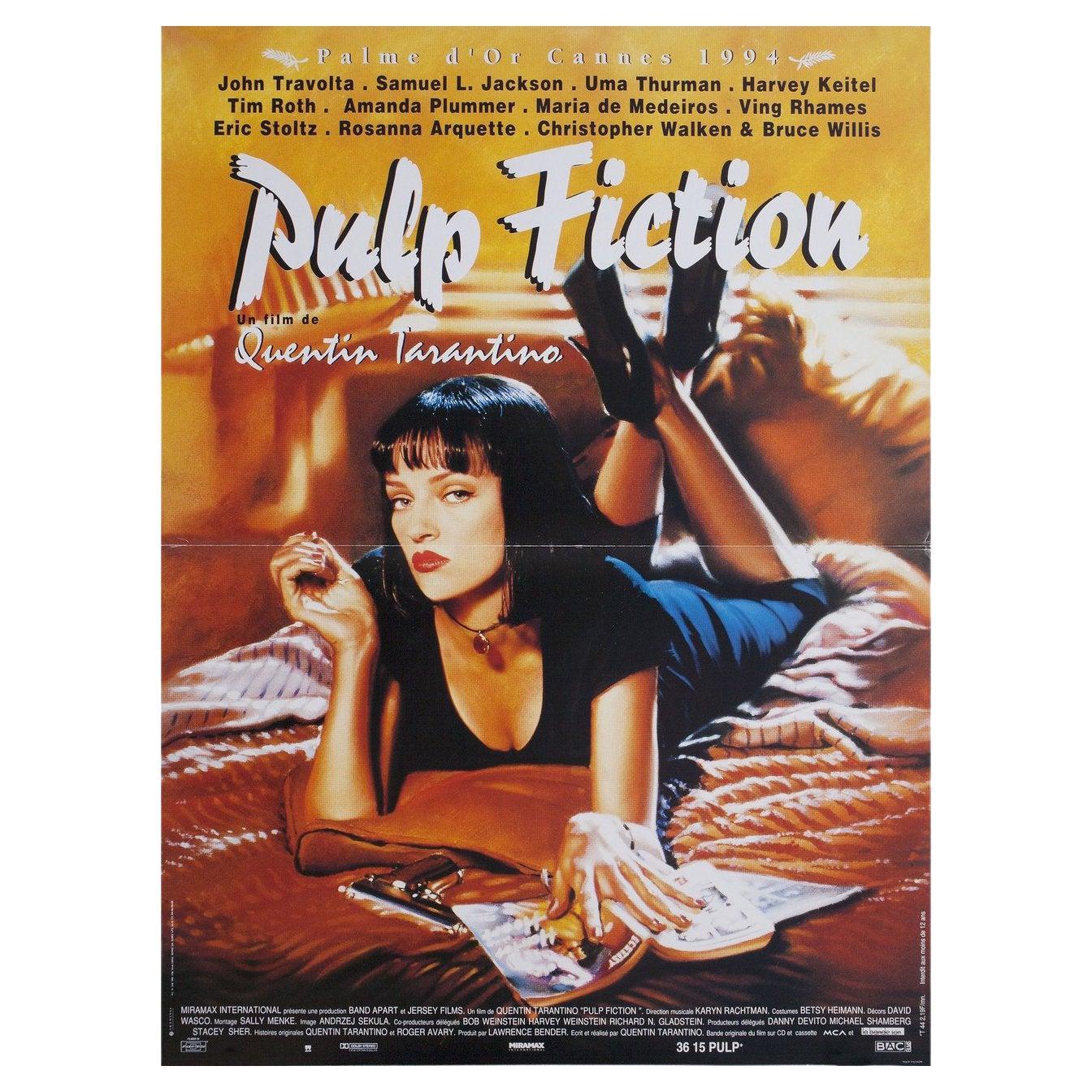 Pulp Fiction 1994 French Petite Film Poster