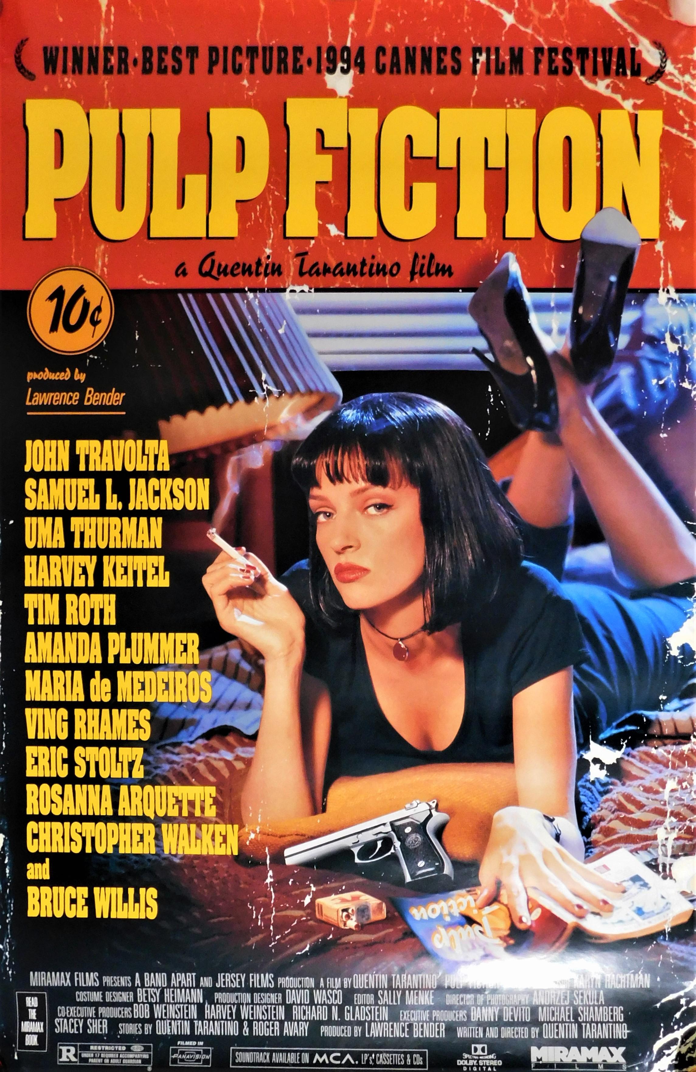 pulp fiction lucky strike poster