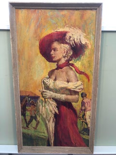 Pulp Fiction Art "Before the Races" by Victor Olson