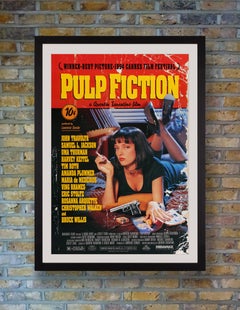 "Pulp Fiction" Original Vintage Movie Poster, American, 1994