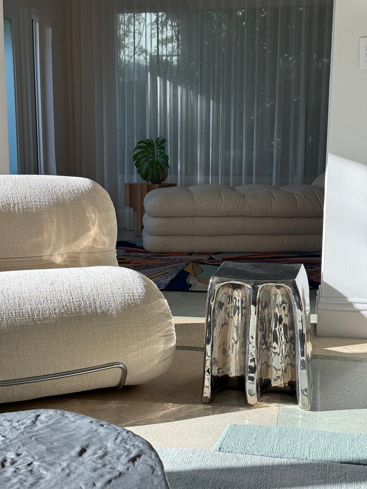 XXIe siècle et contemporain Pulpo Chouchou Ceramic  Side table by LORENZO ZANOVELLO in STOCK en vente