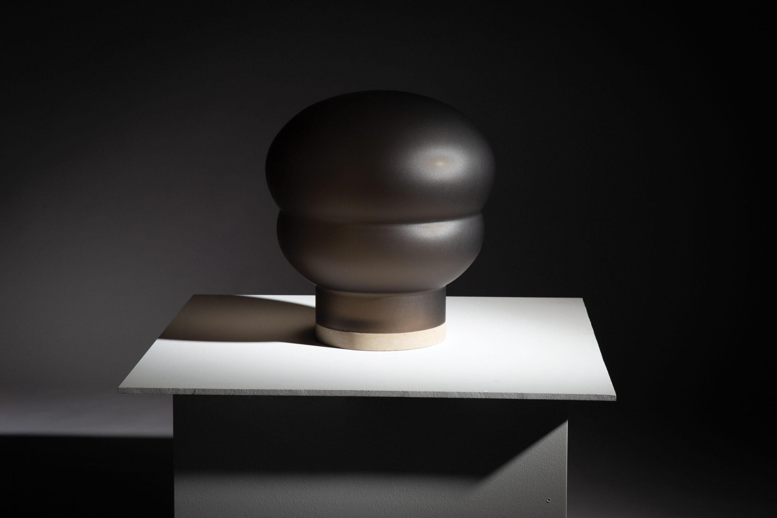 NO-MADE, the Dutch design team of Cleo Maxime and Linde Freya enjoy combining materials with cultural dialogue. Kumo, their series of table and floor lighting is modelled in the style of arbitrary cloudscapes, and the surface resembles Japanese