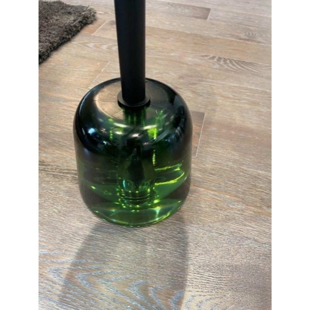 Modern Pulpo Pina Side Table in Green Glass