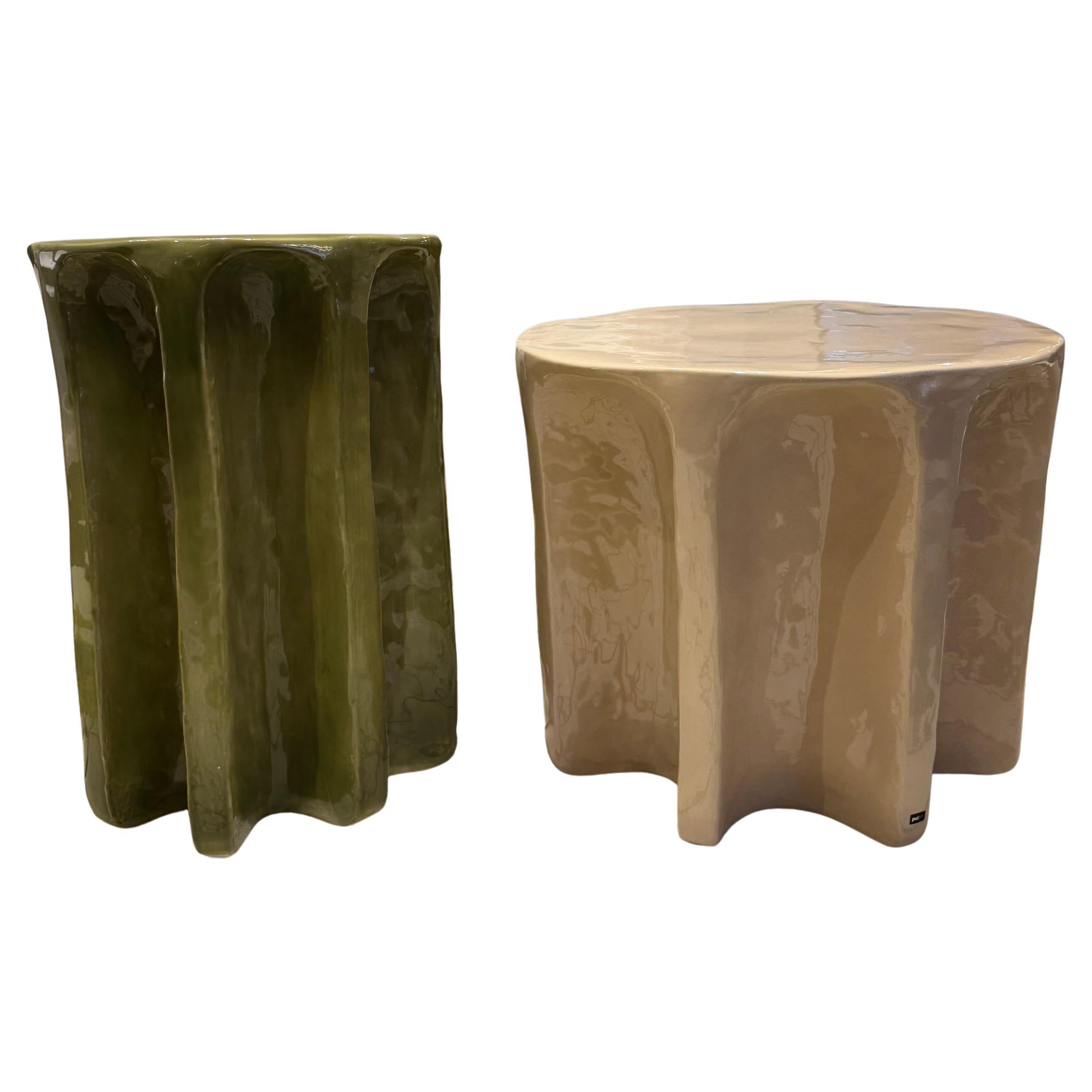Pulpo Set of Two Chouchou  COFFEE + SIDE TABLE BY LORENZO ZANOVELLO in STOCK