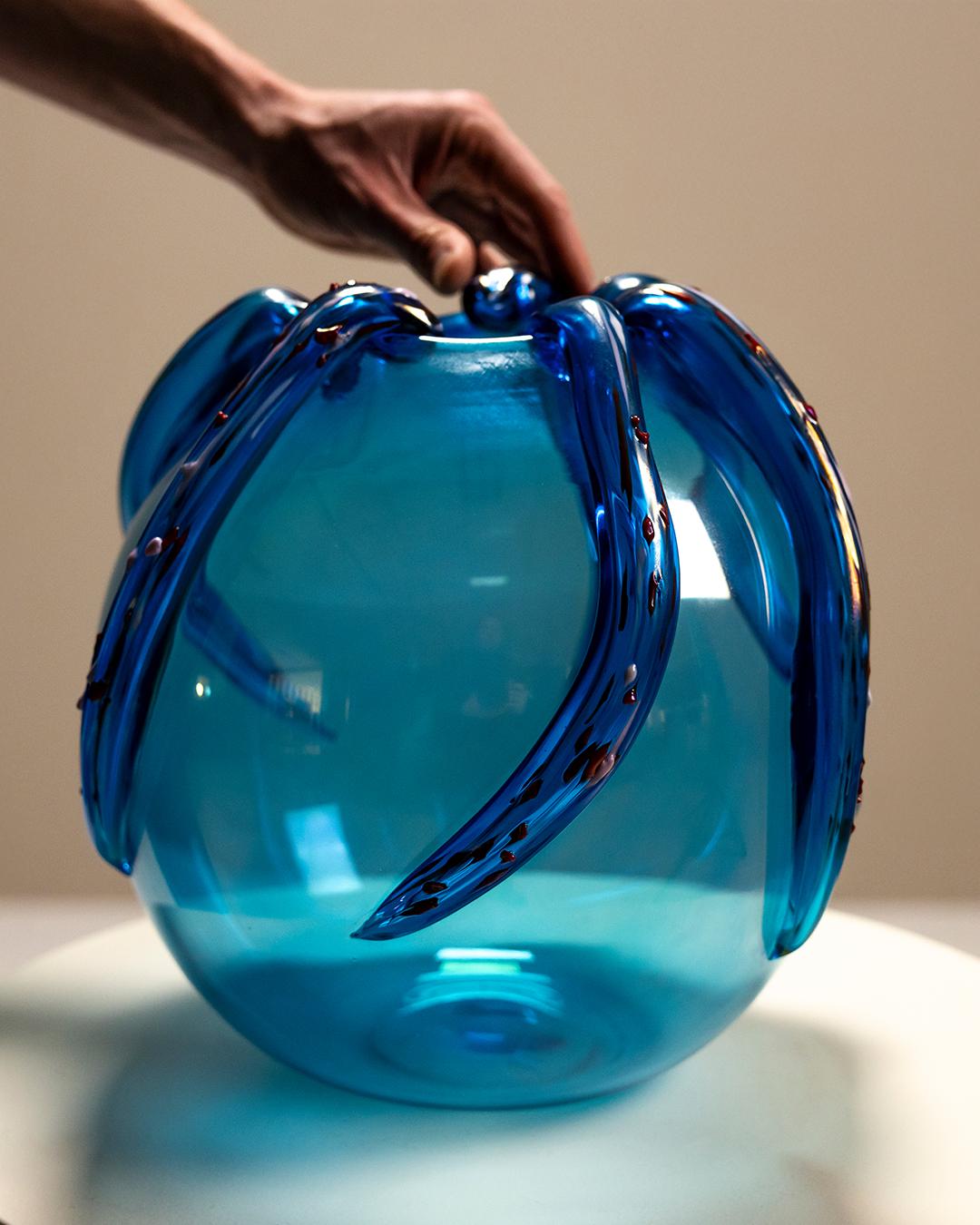 Vase „Pulpo“ von Gae Aulenti für Venini, Italien 2006 im Zustand „Gut“ im Angebot in Hellouw, NL
