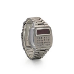 Pulsar Calculator Watch Ref. 720919, Stainless Steel LED, 1970s