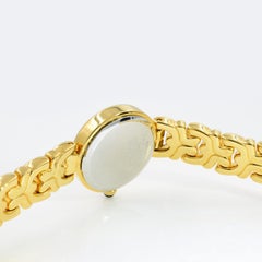 Pulsar Gold Tone Stainless Steel Silver Dial Quartz Ladies Watch PEGB02