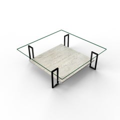 PULSE Italian Travertine Marble Coffee Table Luxury Bespoke Design New Furniture