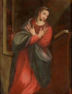 PULZONE Scipione (1554 - 1598) Escuela  "Virgen de los Dolores" Siglo XVII