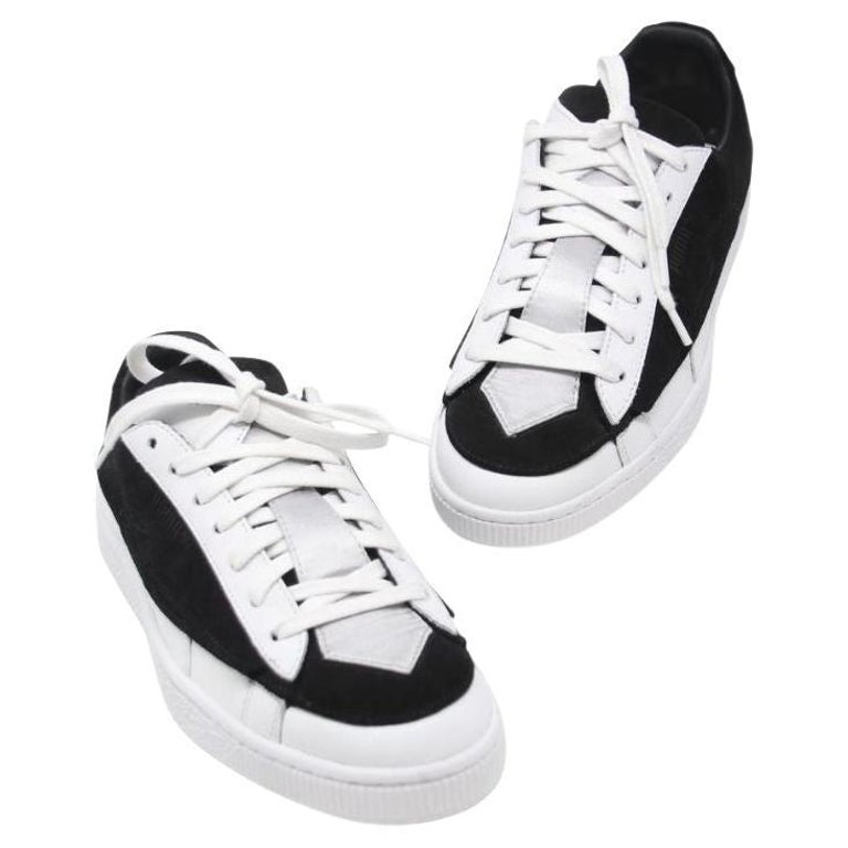 Puma X Karl Lagerfeld Suede and Leather Lace Up Sneakers Size 8  PM-S0917P-0143 For Sale at 1stDibs | karl lagerfeld puma