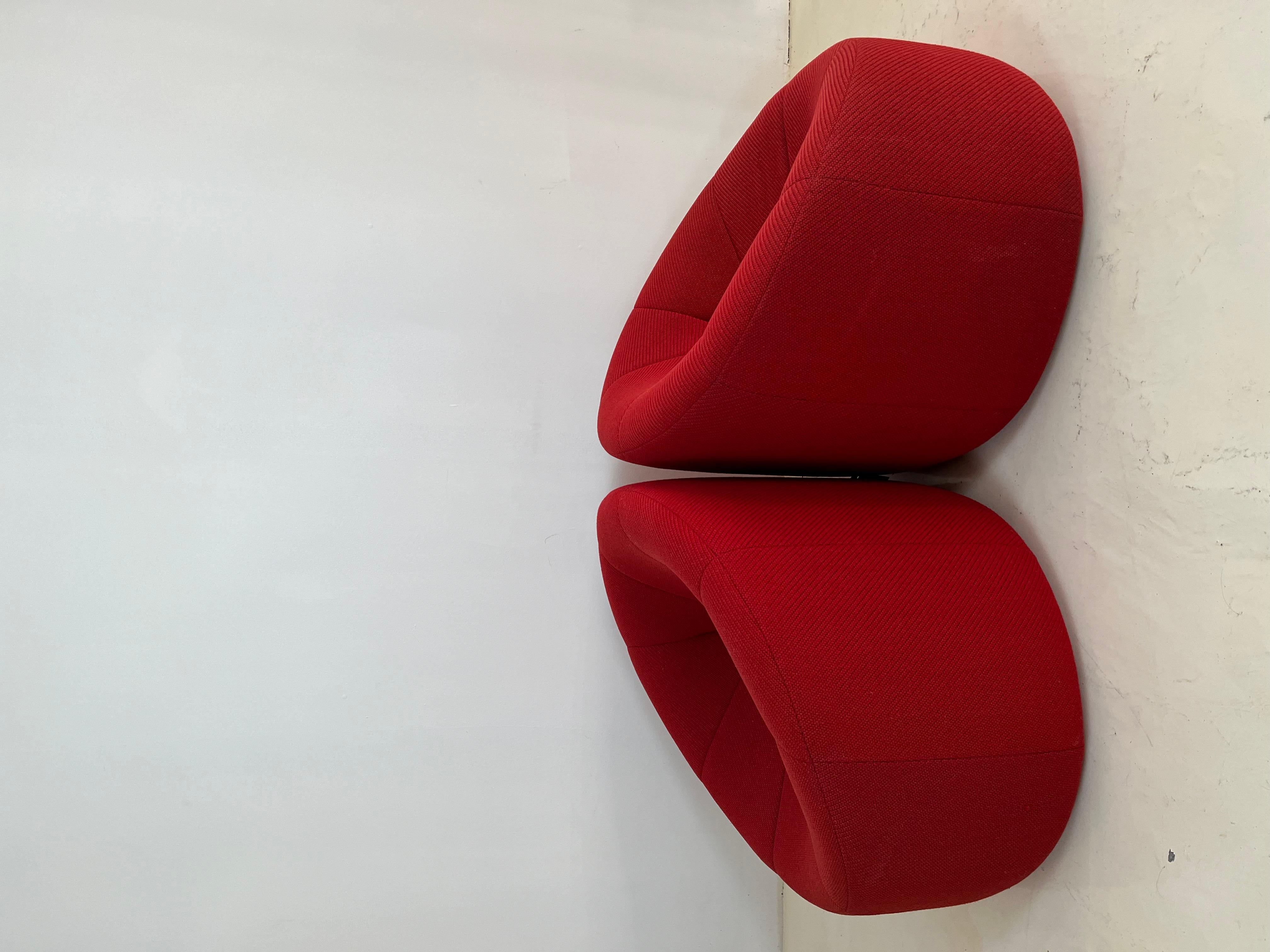 Mid-Century Modern Fauteuil Pumpkin de Pierre Paulin pour Ligne Roset, années 70 en vente