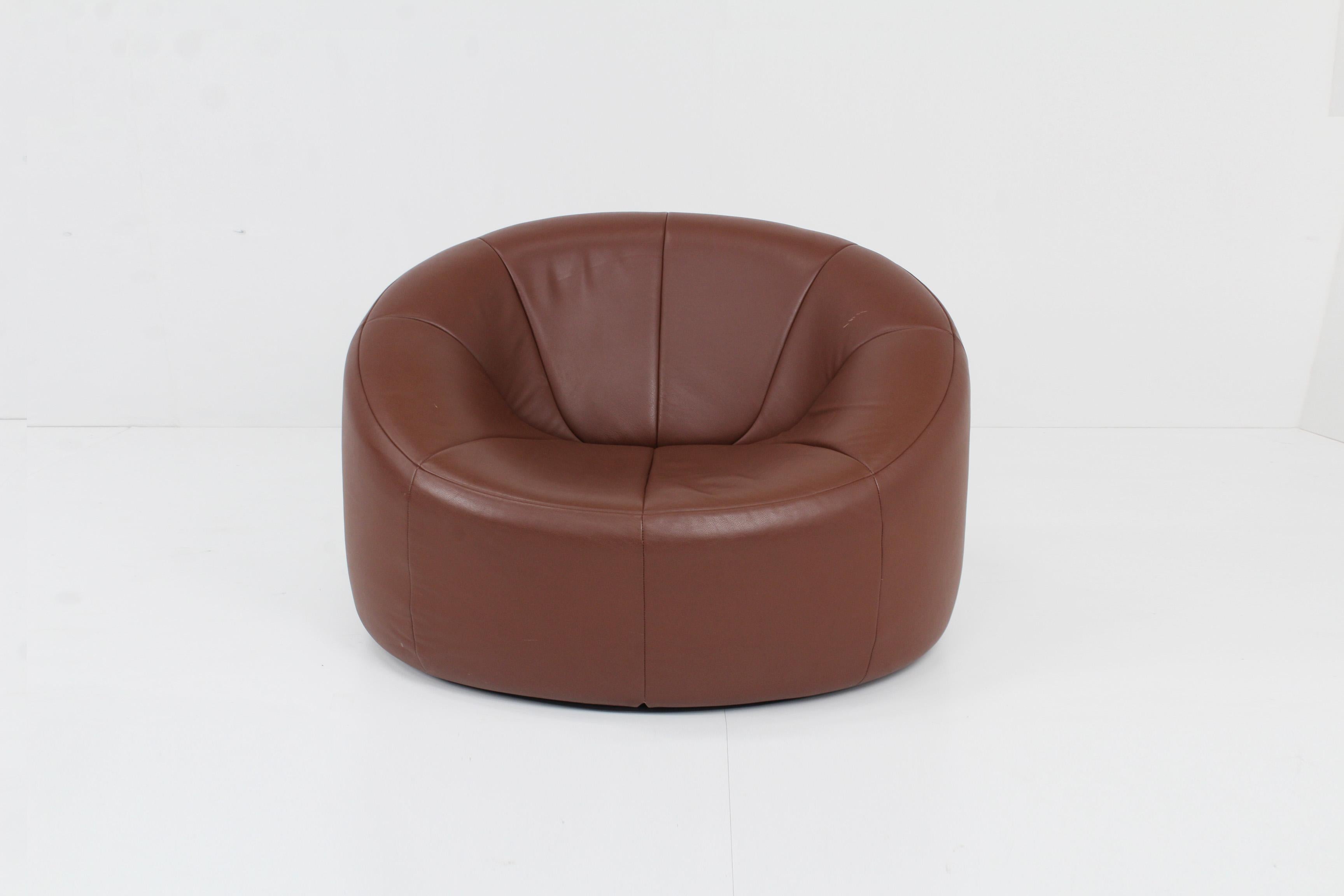 Cuir Fauteuil de salon en peau de mouton de Pierre Paulin pour Ligne Roset