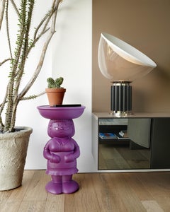 Pumpkin Orange Amanda Side Table by Favaretto&Partners