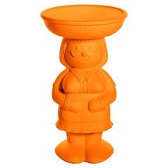 Pumpkin Orange Amanda Side Table by Favaretto&Partners