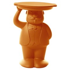 Pumpkin Orange Ambrogio Side Table by Favaretto&Partners