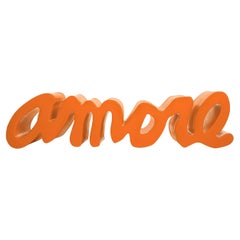 Banc Amore en citrouille orange par Giò Colonna Romano