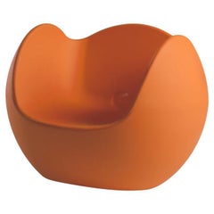 Pumpkin Orange Blos Rocking Armchair by Karim Rashid