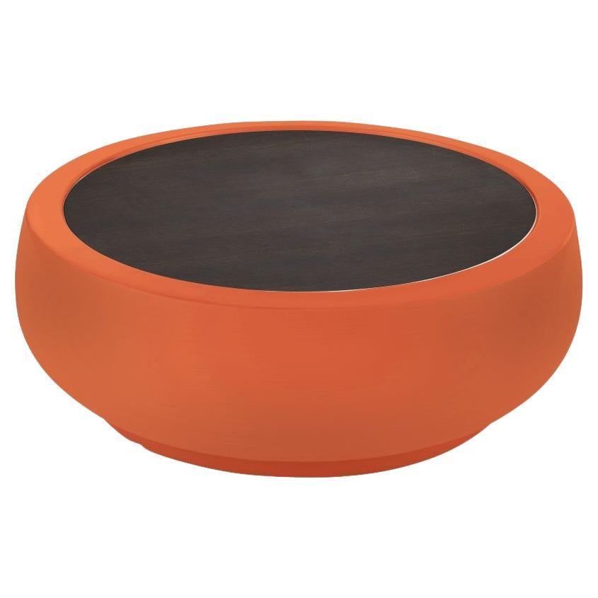 Table basse chubby orange escargot par Marcel Wanders