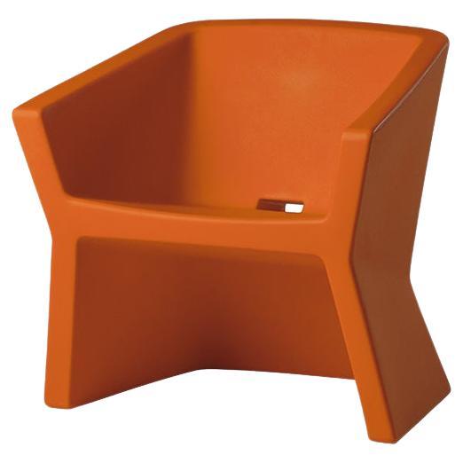Pumpkin Orange Exofa Armchair by Jorge Najera For Sale