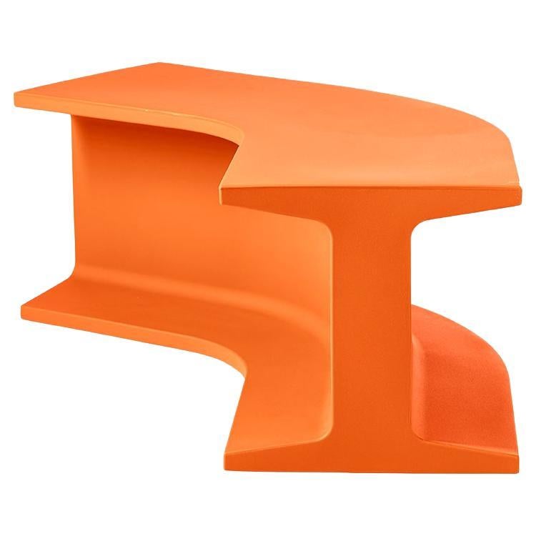 Pumpkin Orange Iron Modular Bench by Sebastian Bergne For Sale