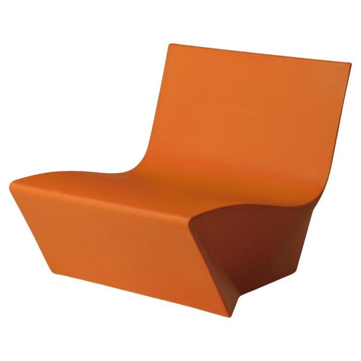 Pumpkin Orange Kami Ichi Low Chair by Marc Sadler For Sale