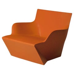 Pumpkin Orange Kami San Armchair by Marc Sadler