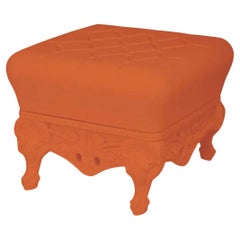 Pumpkin Orange Little Prince Of Love Pouf by Moro, Pigatti
