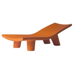 Pumpkin Orange Low Lita Lounge Chaise Longue von otto Studio