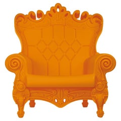 Pumpkin Orange Queen Of Love Armchair by Moro, Pigatti