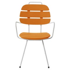 Pumpkin Orange Ribs Chair by OTTO Studio