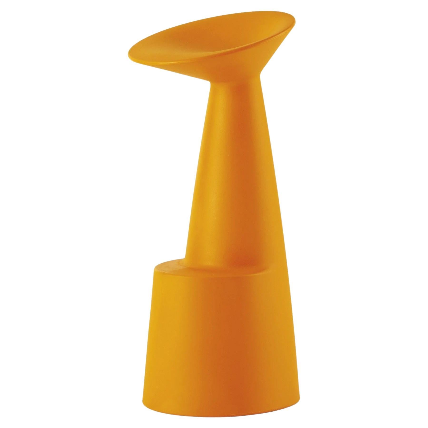 Taburete alto Voilà naranja calabaza de Marc Sadler