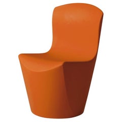 Pumpkin Orange Zoe Chair by Guglielmo Berchicci