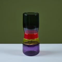 "Punaista Ja Makeaa" Incalmo Glass Vase