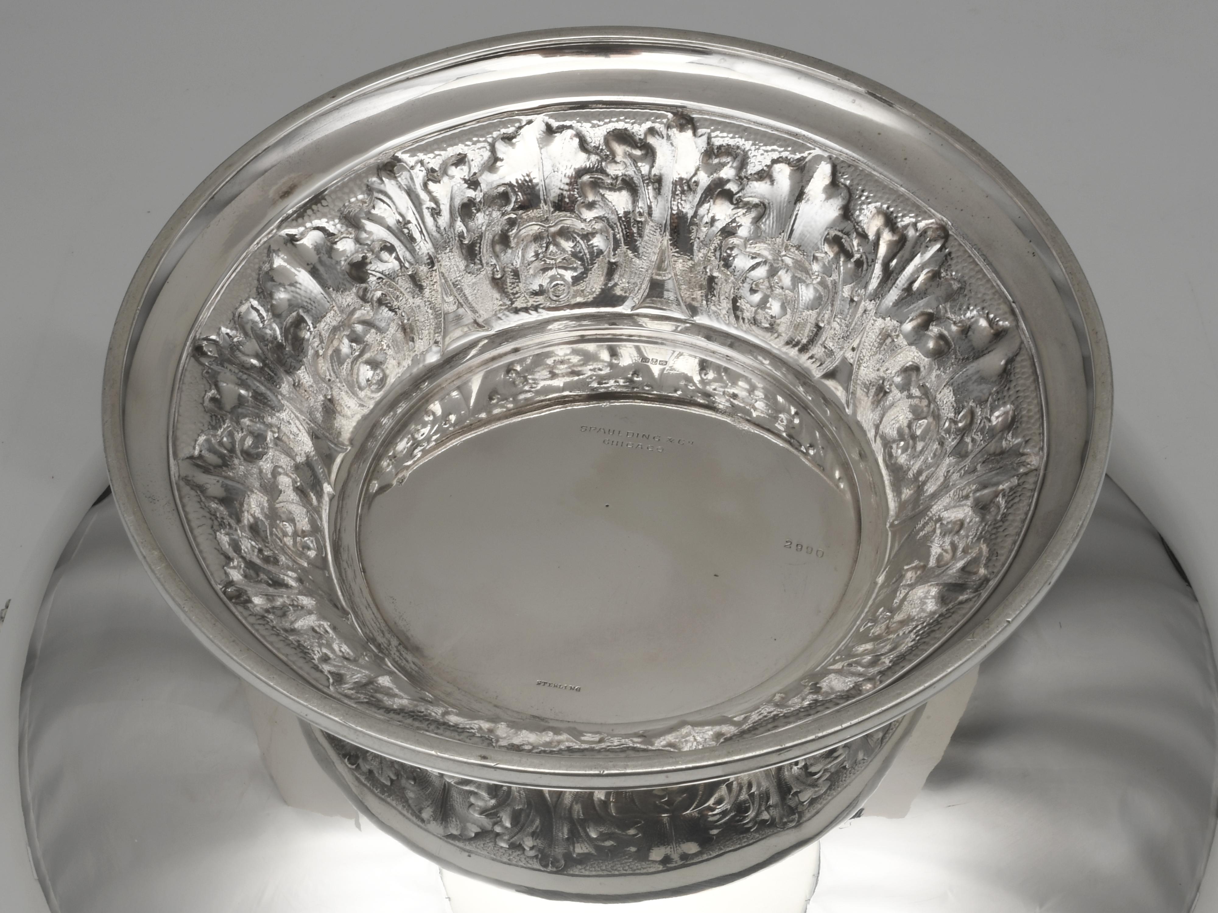Bowlenschüssel 2990 (Sterling, Hohlware) von Gorham Silver (19. Jahrhundert) im Angebot