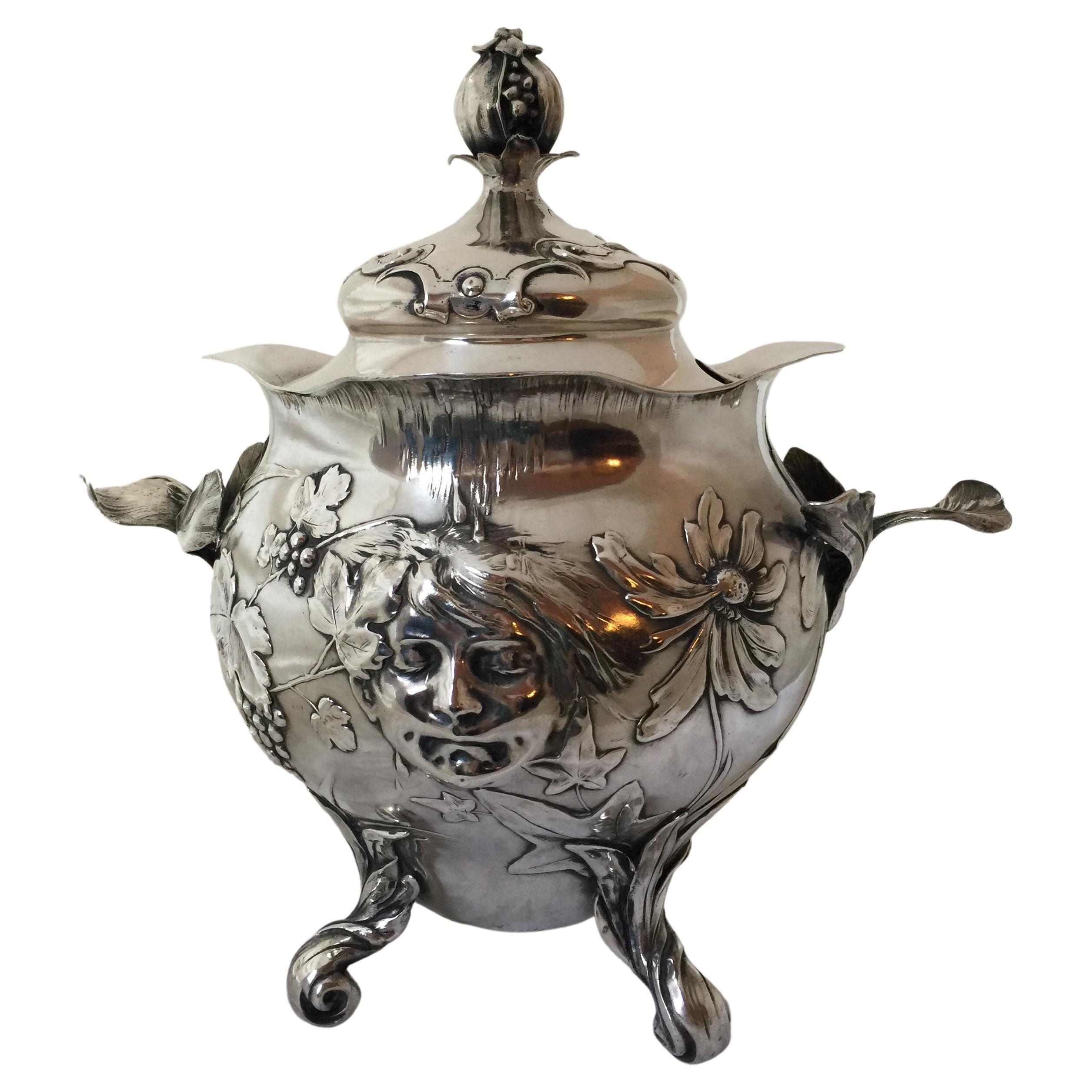 Punch Bowl Style: Jugendstil, Art Nouveau, Liberty, 1900, WMF For Sale